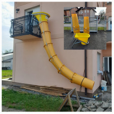 Cjev za otpad i za šutu